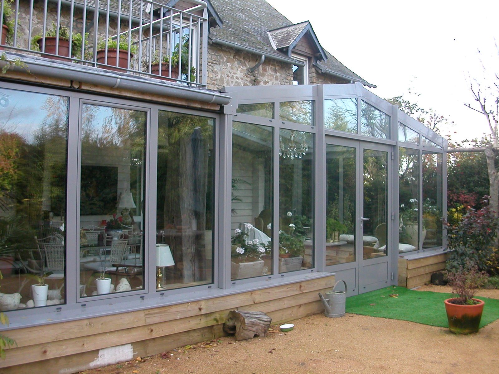 Véranda brault et novalu mayenne gamme panorama rénoval