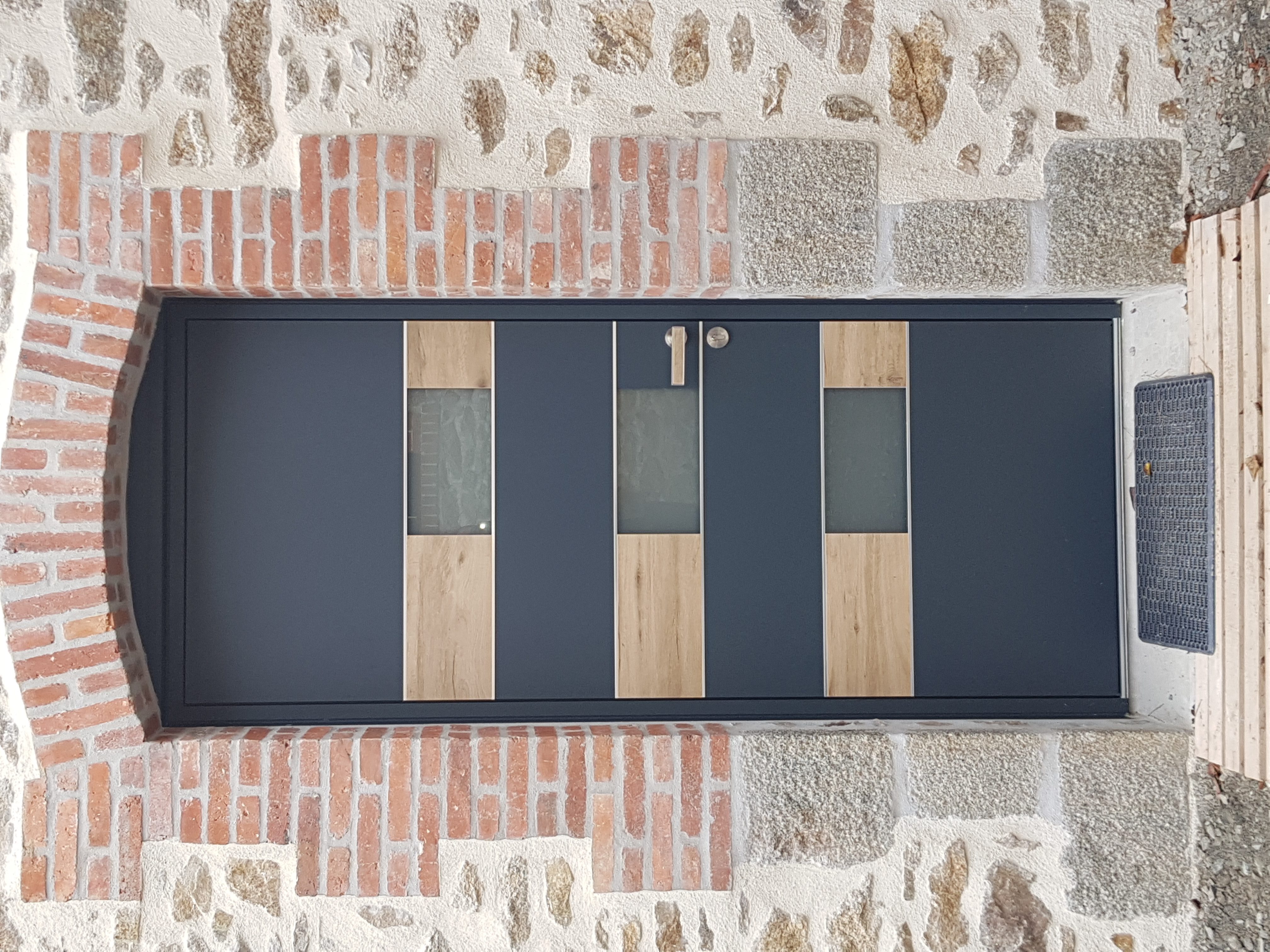 Brault Novalu Menuiserie Interieur Et Exterieur En Mayenne Porte D Entree K Line Effet Matiere