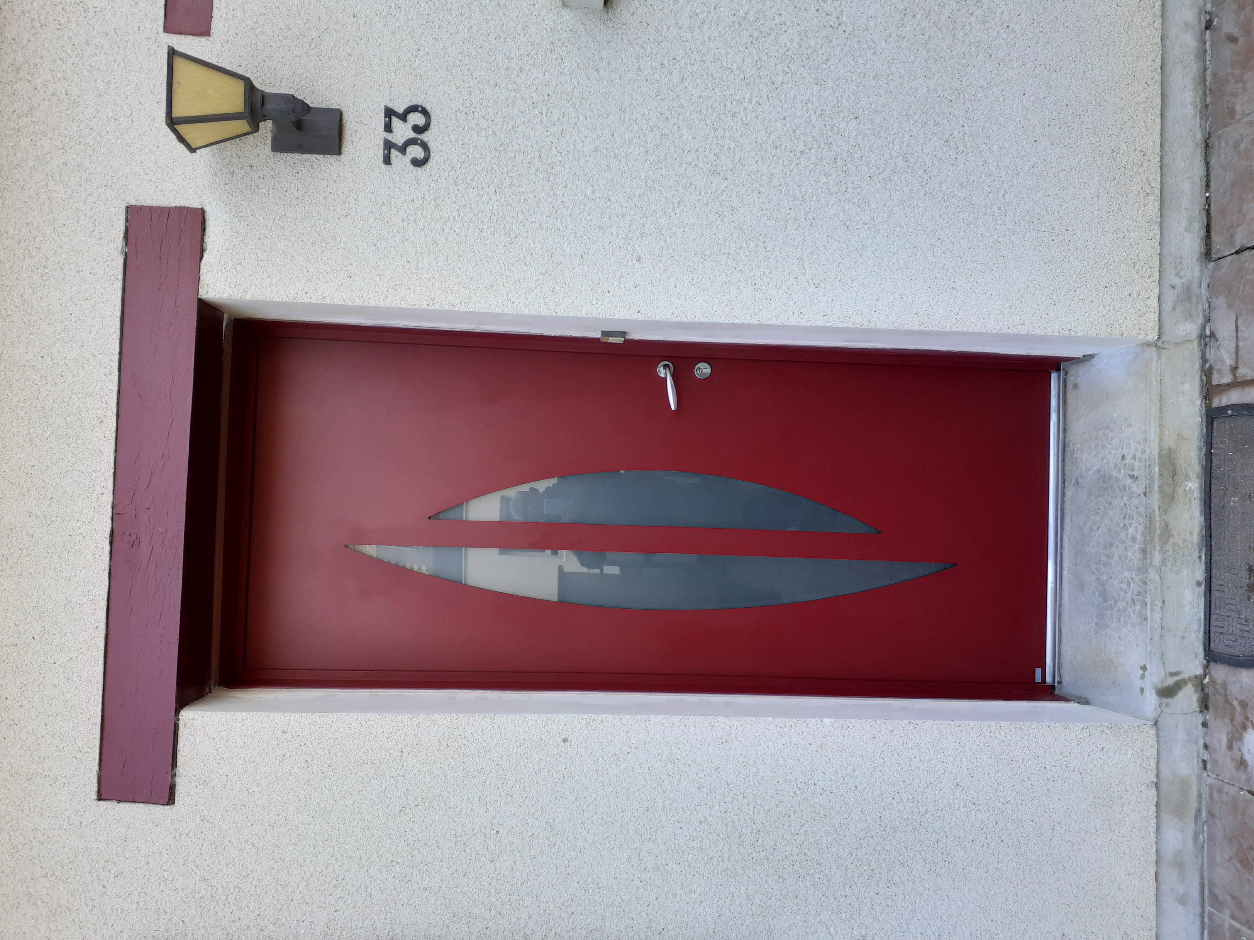 Brault Novalu Menuiserie Interieur Et Exterieur En Mayenne Porte D Entree En Aluminium LEGENDRE